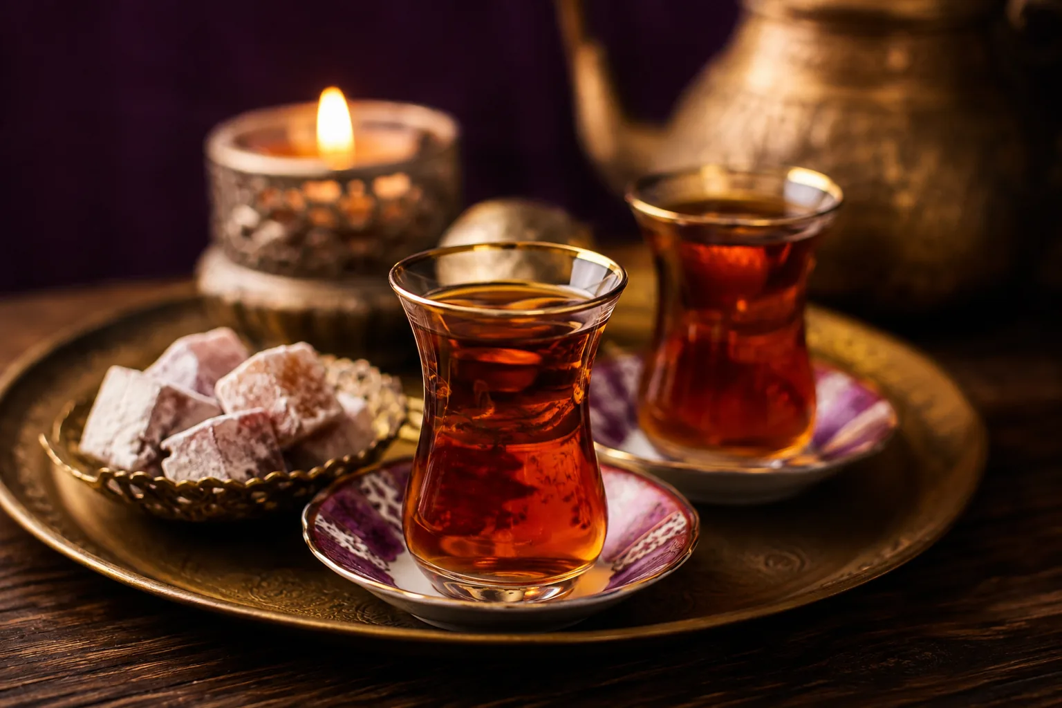 Karşılama çayı servisi — Lila Spa, Silivri misafirlerine hizmet veren salon
