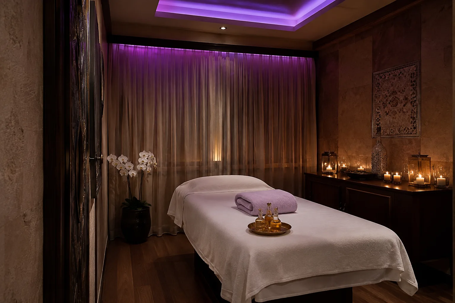 Masaj odasının genel görünümü — Lila Spa, Silivri misafirlerine hizmet veren salon